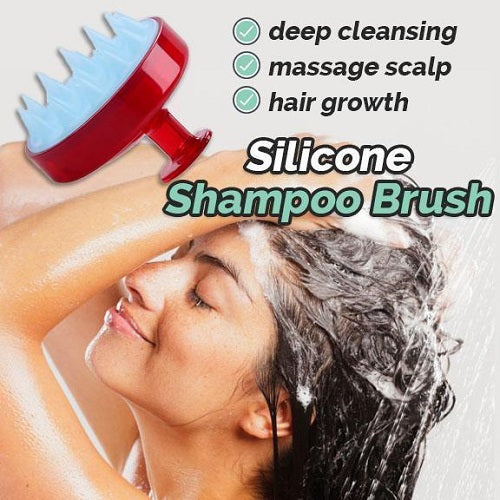 Silicone Hair Scalp Massager Brush