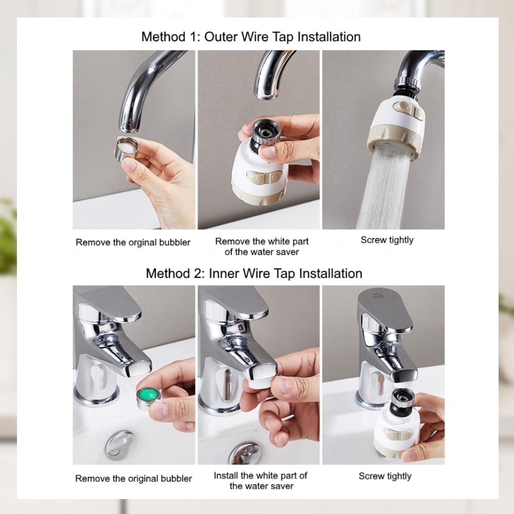 Rotatable Kitchen Tap Head