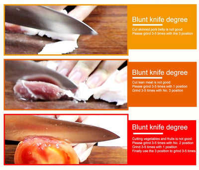 Bewin™ Professional-4-In-1-Knife-Sharpener-Kitchen-Sharpening-Tool Black