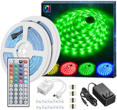 X-Lights™ Multi LED Strip Light For Rooms With Remote and RGB Colors 16FT